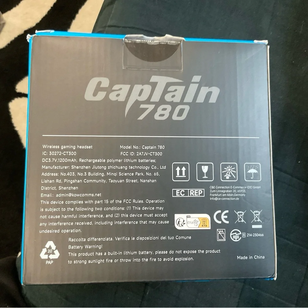 780 Gaming Headset - Black and Blue